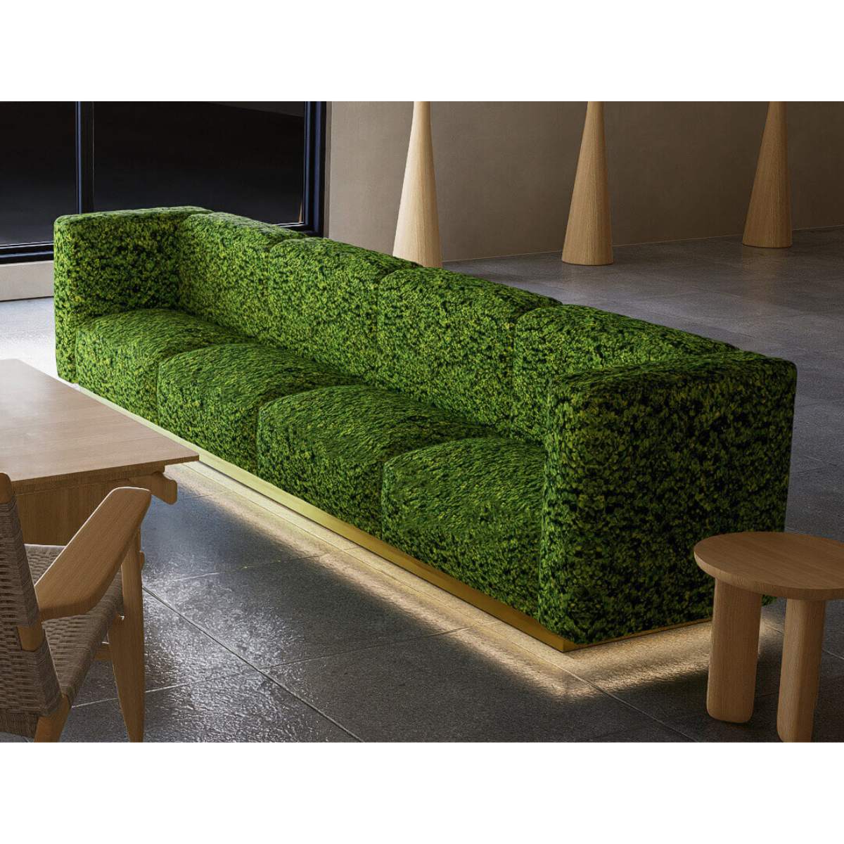 DUBLINO BY VARRODESIGN ESTEBAN CLUB Zöld design Kanapé